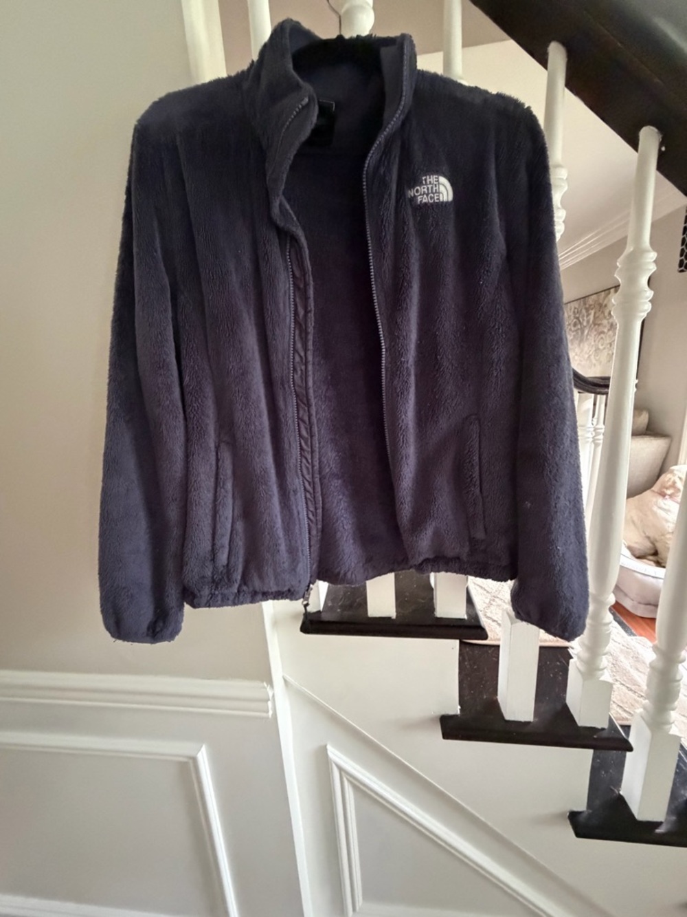 The North Face Plush Fleece Jacket - navy